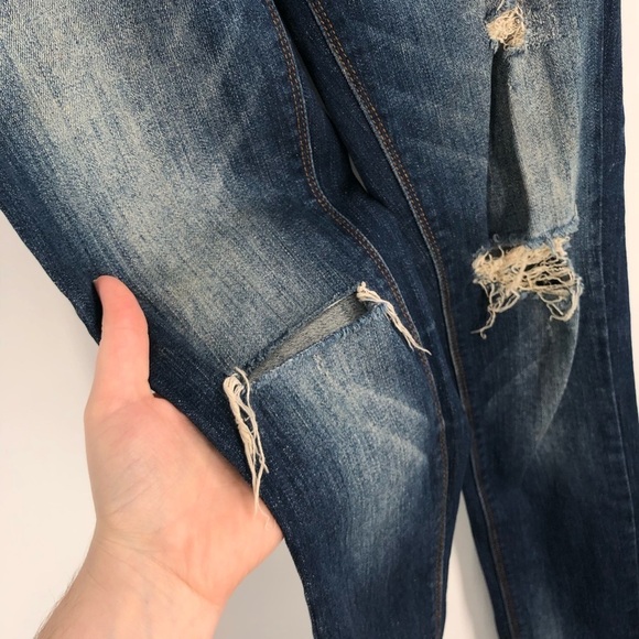 KANCAN Skinny Stretch Jeans Ripped Distressed 24 Women vbk1257r Stretch Denim - Picture 3 of 8